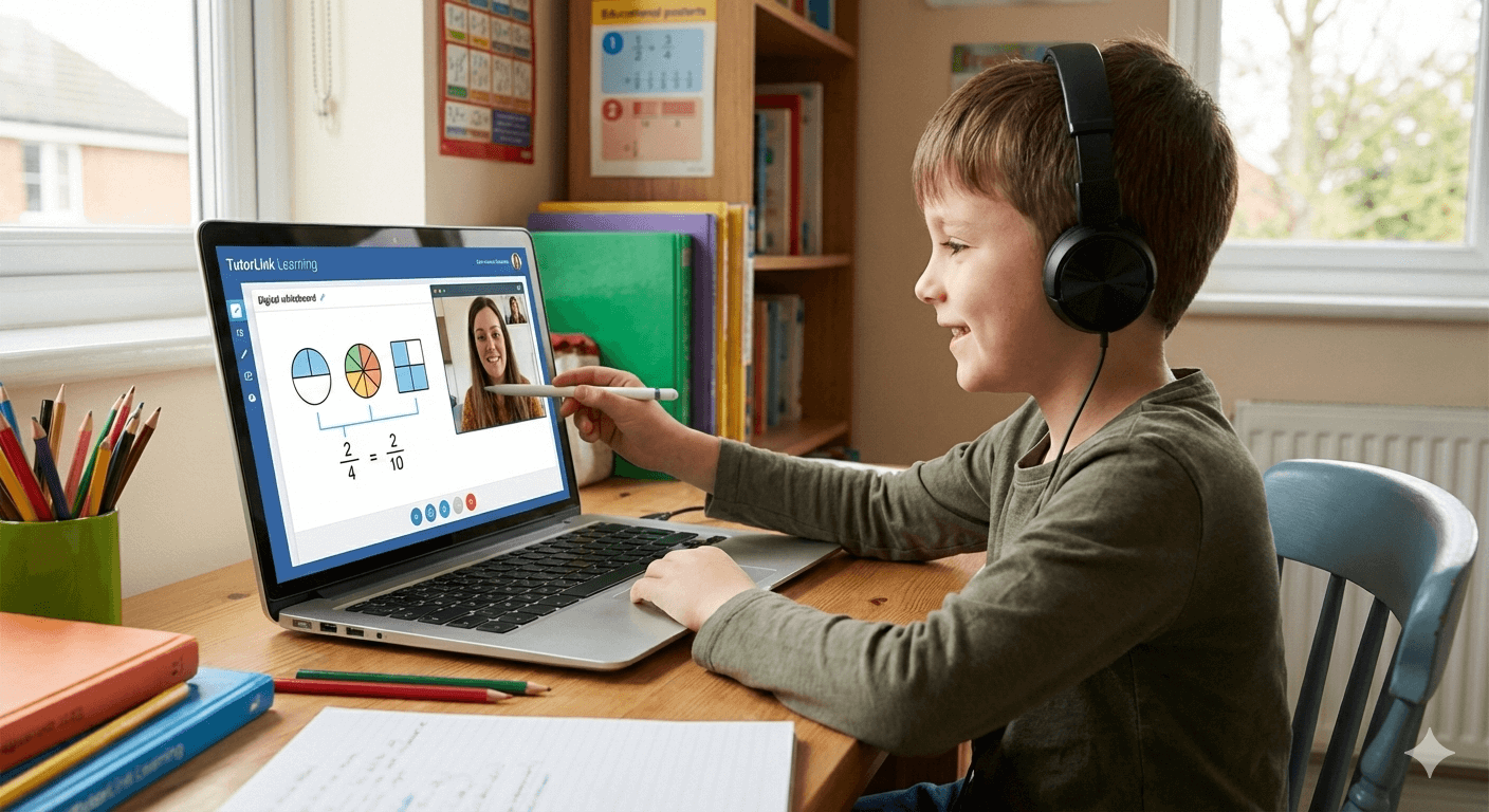 Indian student getting one-to-one CBSE online tuition class